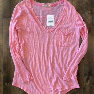 Free People Berry top pink
